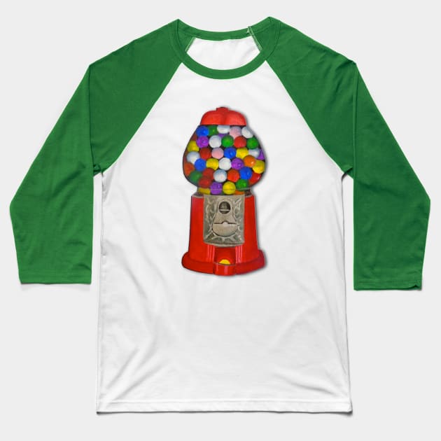 Gumball Baseball T-Shirt by PaintingsbyArlette